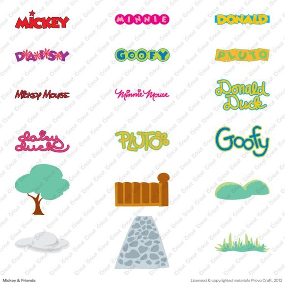 Cricut Disney MICKEY AND FRIENDS shapes - Picture 7 of 16